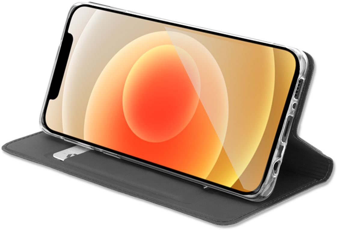 4smarts URBAN Lite Series 12 Pro Max Hoesje Book Case Zwart afbeelding 3