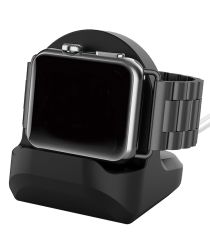 Universele Siliconen Apple Watch Series Dock Stand Bureau Houder Zwart