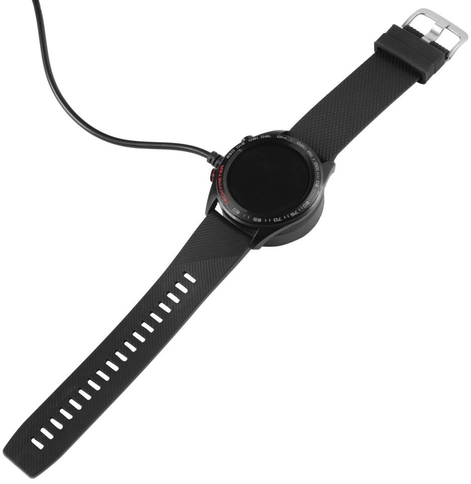 Huawei Watch GT / GT2 / GT2E en Honor Magic Watch Oplaadkabel 1m Zwart afbeelding 2