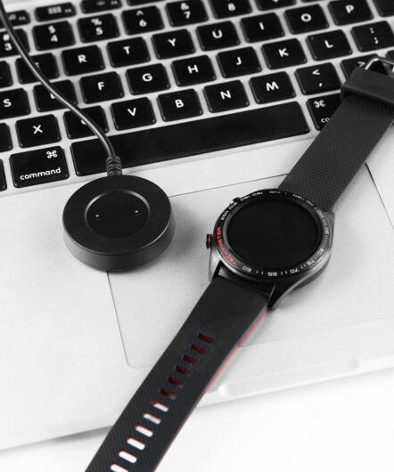 Huawei Watch GT / GT2 / GT2E en Honor Magic Watch Oplaadkabel 1m Zwart afbeelding 3