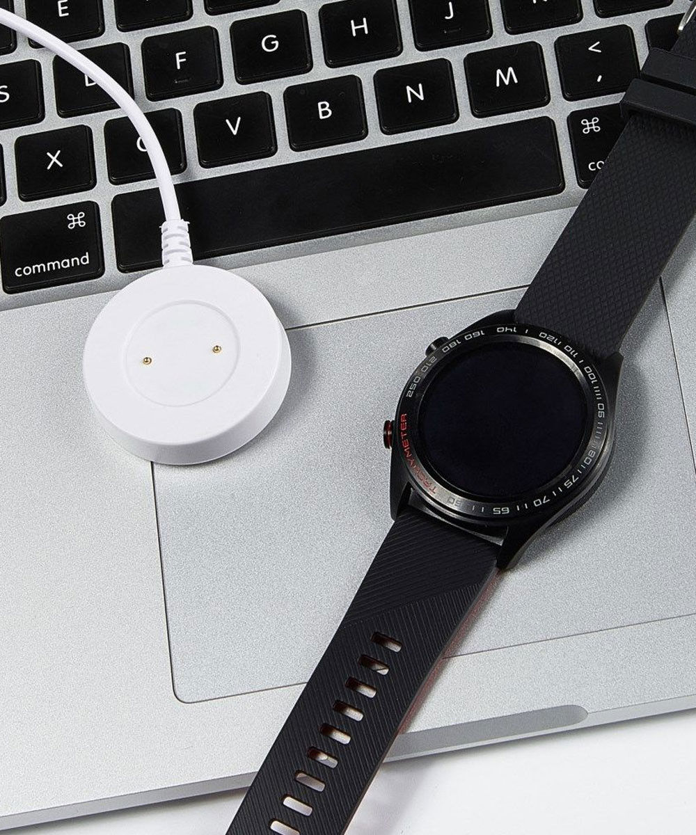 Huawei Watch GT / GT2 / GT2E en Honor Magic Watch Oplaadkabel 1m Wit afbeelding 3