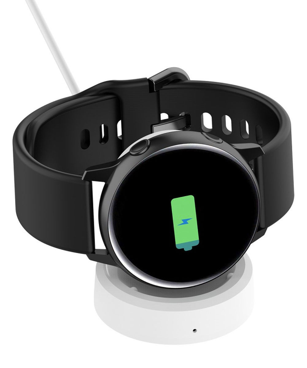 Samsung Galaxy Watch Active Oplader Draadloos Opladen Dock Wit GSMpunt.nl