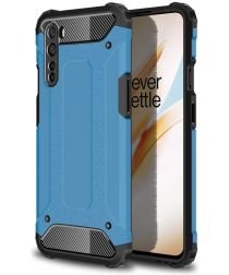 OnePlus Nord Hoesje Shock Proof Hybride Backcover Blauw