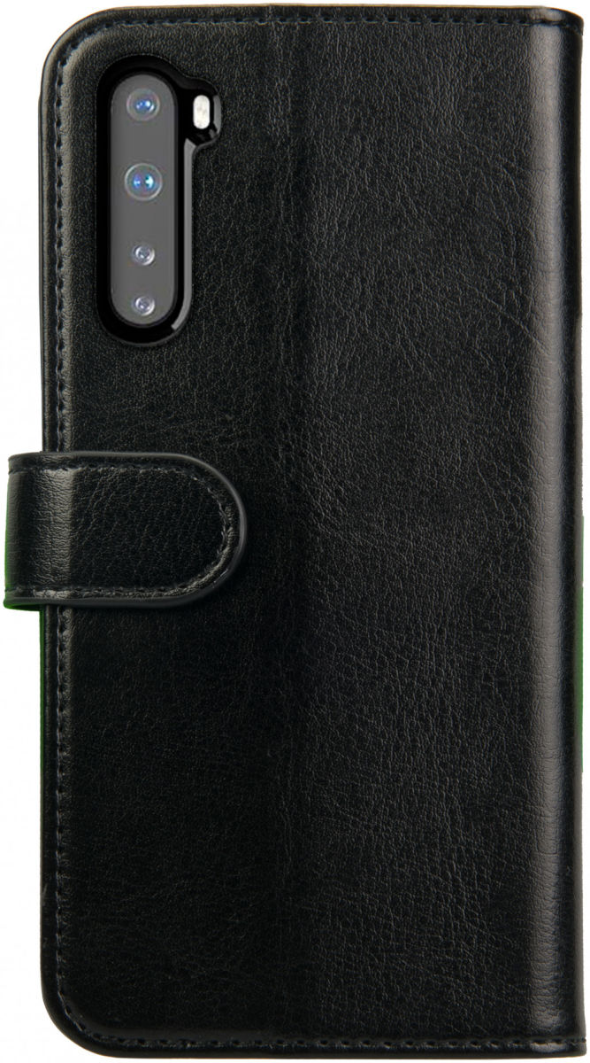 Rosso Element OnePlus Nord Hoesje Book Cover Wallet Case Zwart afbeelding 2