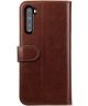 Rosso Element OnePlus Nord Hoesje Book Cover Wallet Case Bruin