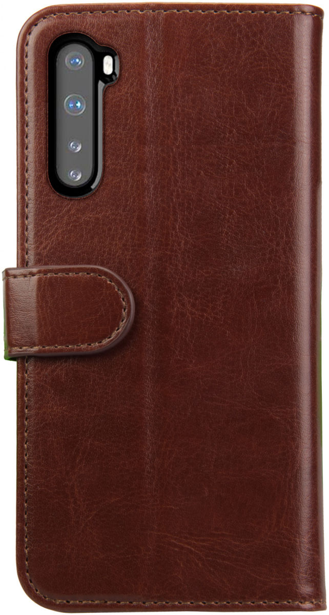 Rosso Element OnePlus Nord Hoesje Book Cover Wallet Case Bruin afbeelding 5