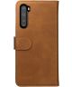Rosso Element OnePlus Nord Hoesje Book Cover Wallet Case Lichtbruin