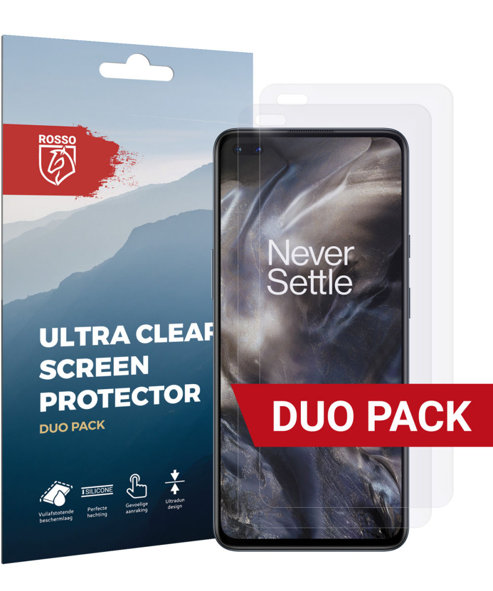 Rosso OnePlus Nord Ultra Clear Screen Protector 2-Pack afbeelding 1