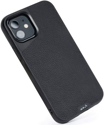 MOUS Limitless 3.0 Apple iPhone 12 / 12 Pro Hoesje Black Leather Hoesjes