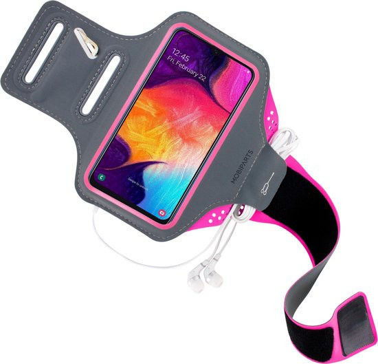 Mobiparts Comfort Fit Sport Armband Medium Universeel Roze afbeelding 2
