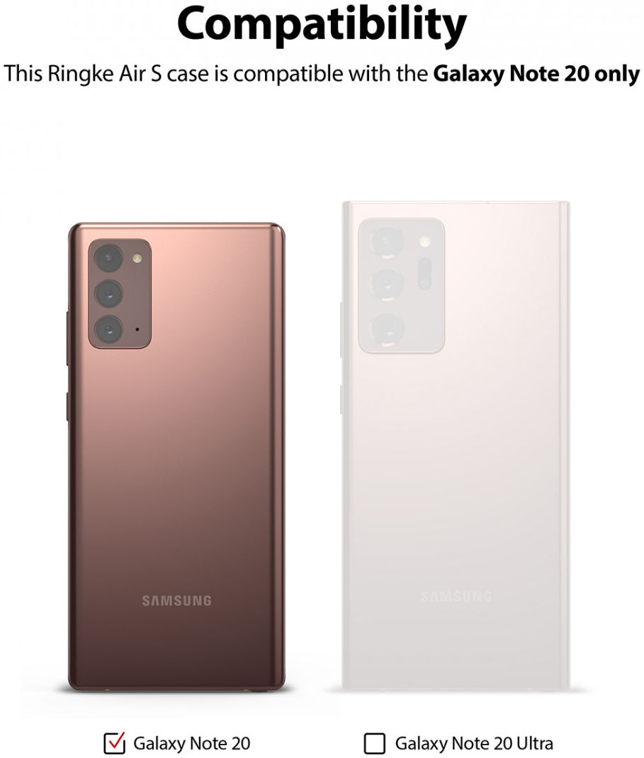 Ringke Air S Samsung Galaxy Note 20 Hoesje Zwart afbeelding 14