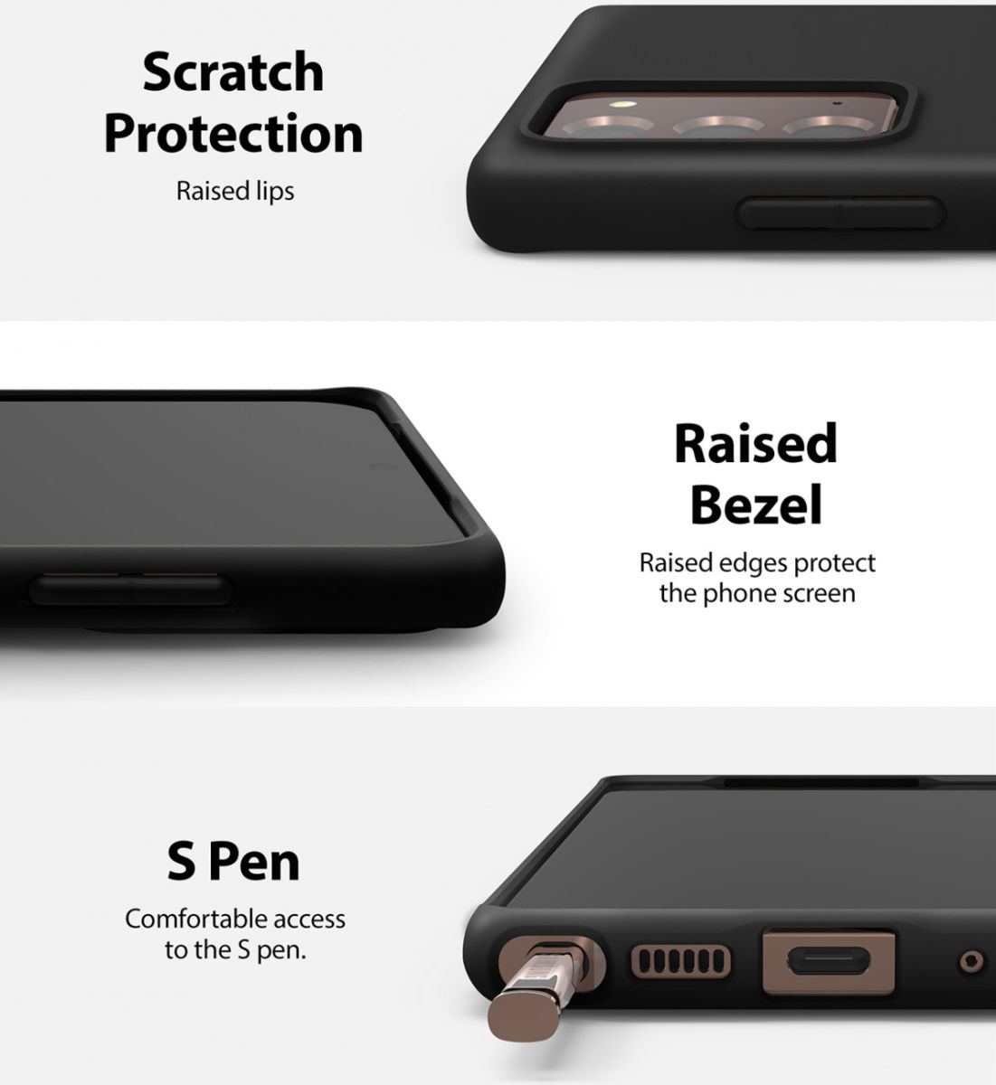 Ringke Air S Samsung Galaxy Note 20 Hoesje Zwart afbeelding 9