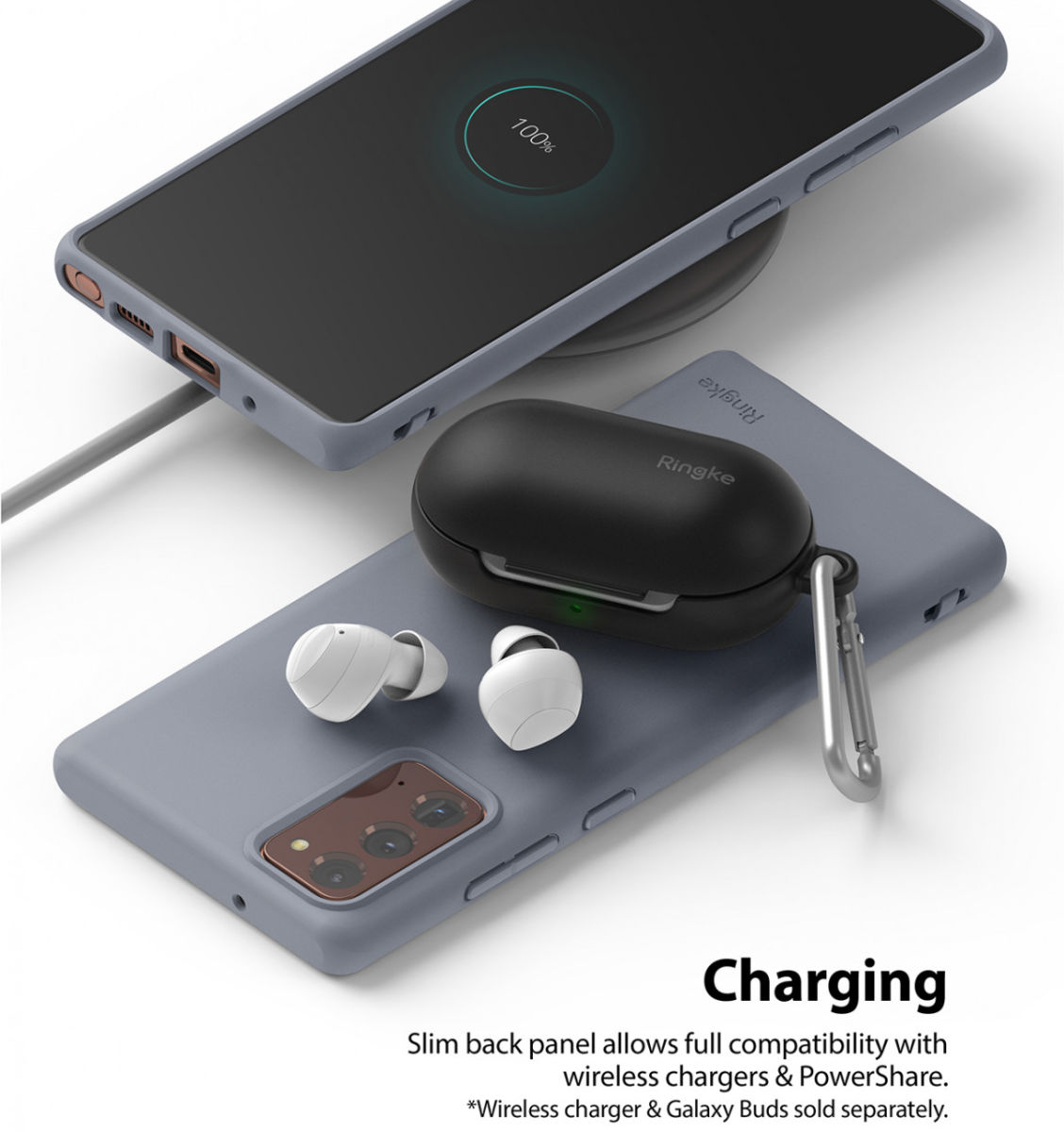 Ringke Air S Samsung Galaxy Note 20 Hoesje Grijs afbeelding 11