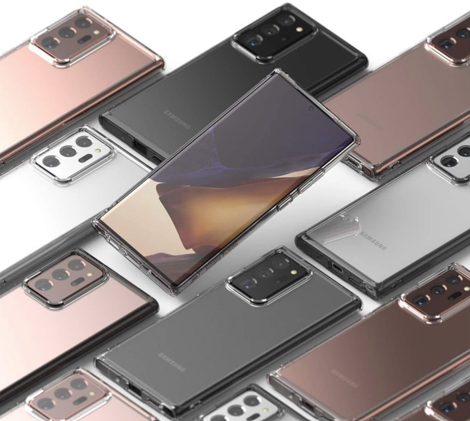 Ringke Fusion Matte Samsung Galaxy Note 20 Ultra Hoesje Transparant afbeelding 4