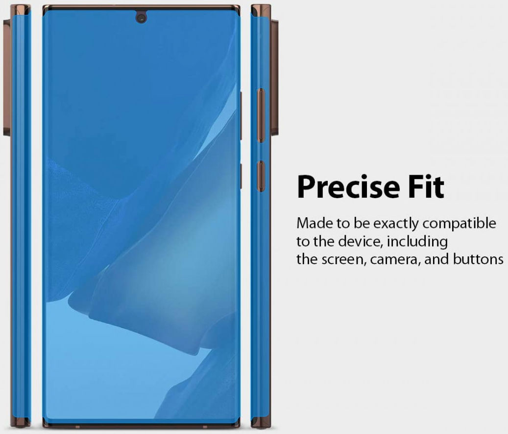 Ringke Dual Easy Wing Samsung Note 20 Ultra Screenprotector (Duo Pack) afbeelding 6