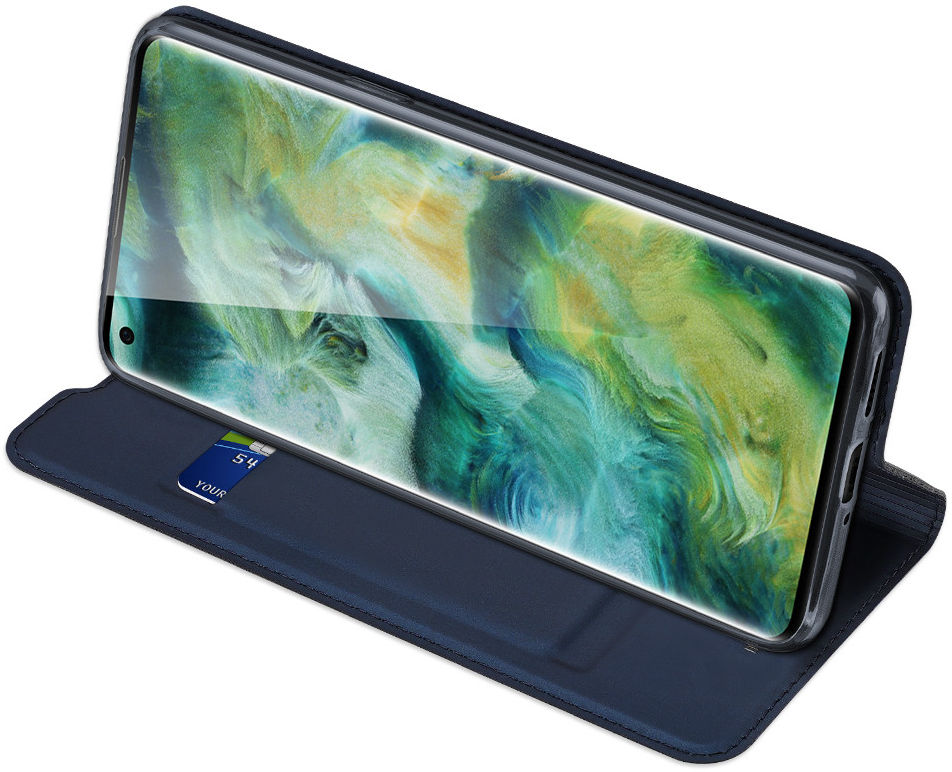 Dux Ducis Skin Pro Series Oppo Find X2 Hoesje Portemonnee Blauw afbeelding 6