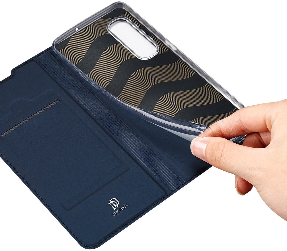Dux Ducis Skin Pro Series Oppo Find X2 Hoesje Portemonnee Blauw afbeelding 8