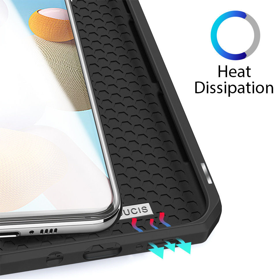 Dux Ducis Skin X Series Samsung Galaxy A21s Hoesje Zwart afbeelding 7