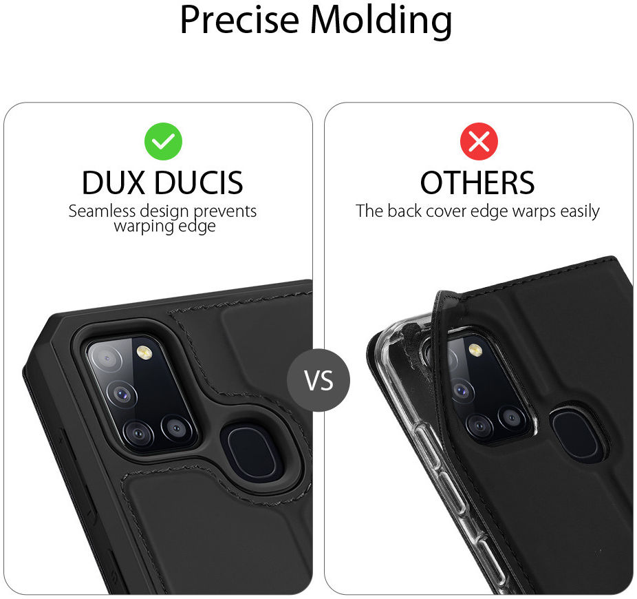 Dux Ducis Skin X Series Samsung Galaxy A21s Hoesje Zwart afbeelding 9