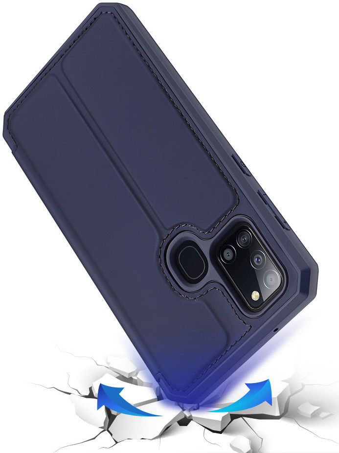 Dux Ducis Skin X Series Samsung Galaxy A21s Hoesje Blauw afbeelding 4