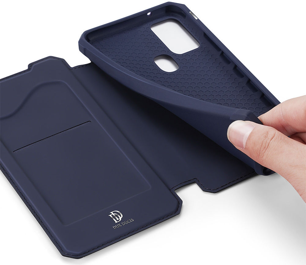 Dux Ducis Skin X Series Samsung Galaxy A21s Hoesje Blauw afbeelding 6