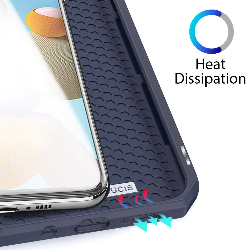 Dux Ducis Skin X Series Samsung Galaxy A21s Hoesje Blauw afbeelding 7