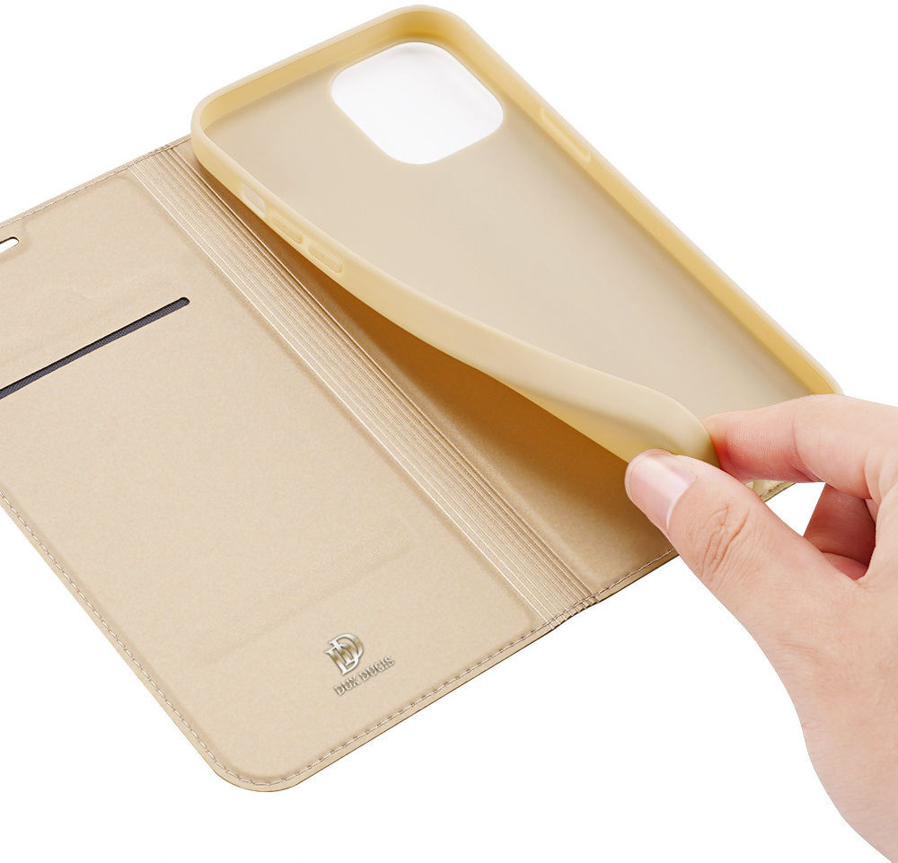 Dux Ducis Skin Pro Series Apple iPhone 12 Mini Hoesje Goud afbeelding 9
