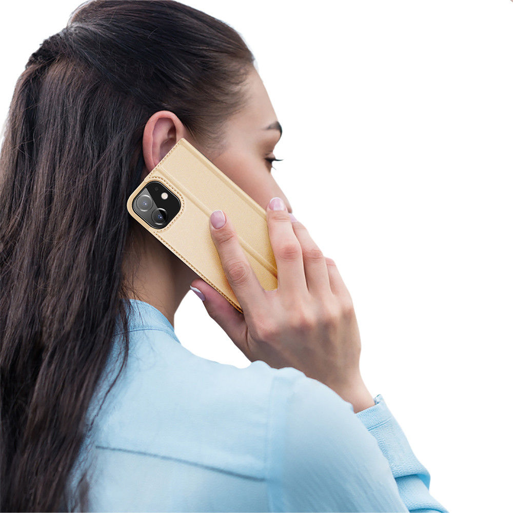 Dux Ducis Skin Pro Series Apple iPhone 12 Mini Hoesje Goud afbeelding 10