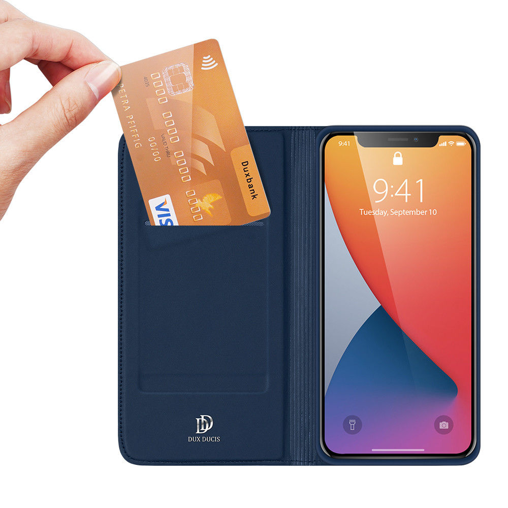 Dux Ducis Skin Pro Series Apple iPhone 12 Pro Max Hoesje Blauw afbeelding 2