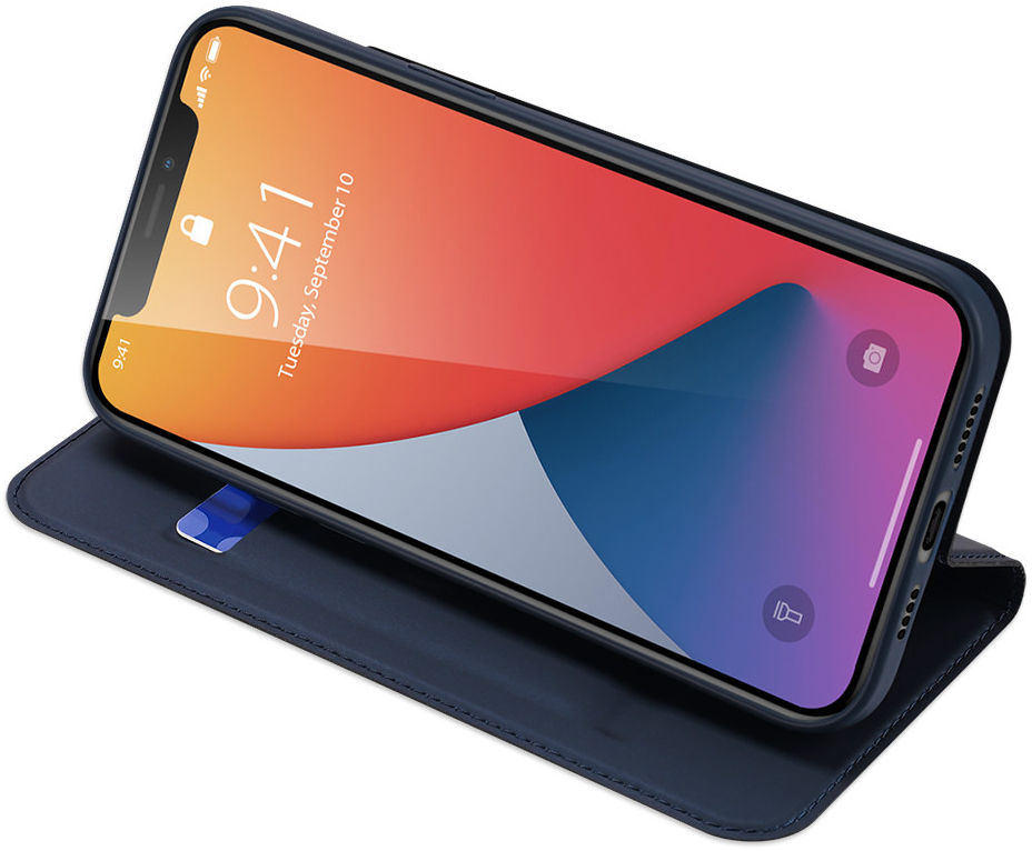 Dux Ducis Skin Pro Series Apple iPhone 12 Pro Max Hoesje Blauw afbeelding 4