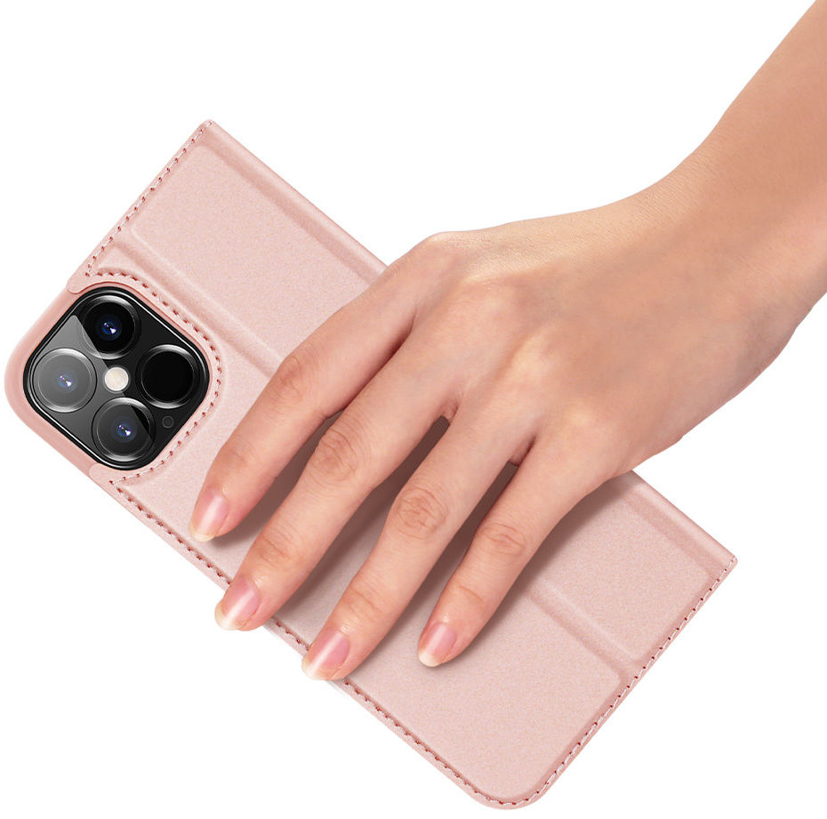 Dux Ducis Skin Pro Series Apple iPhone 12 Pro Max Hoesje Roze afbeelding 8