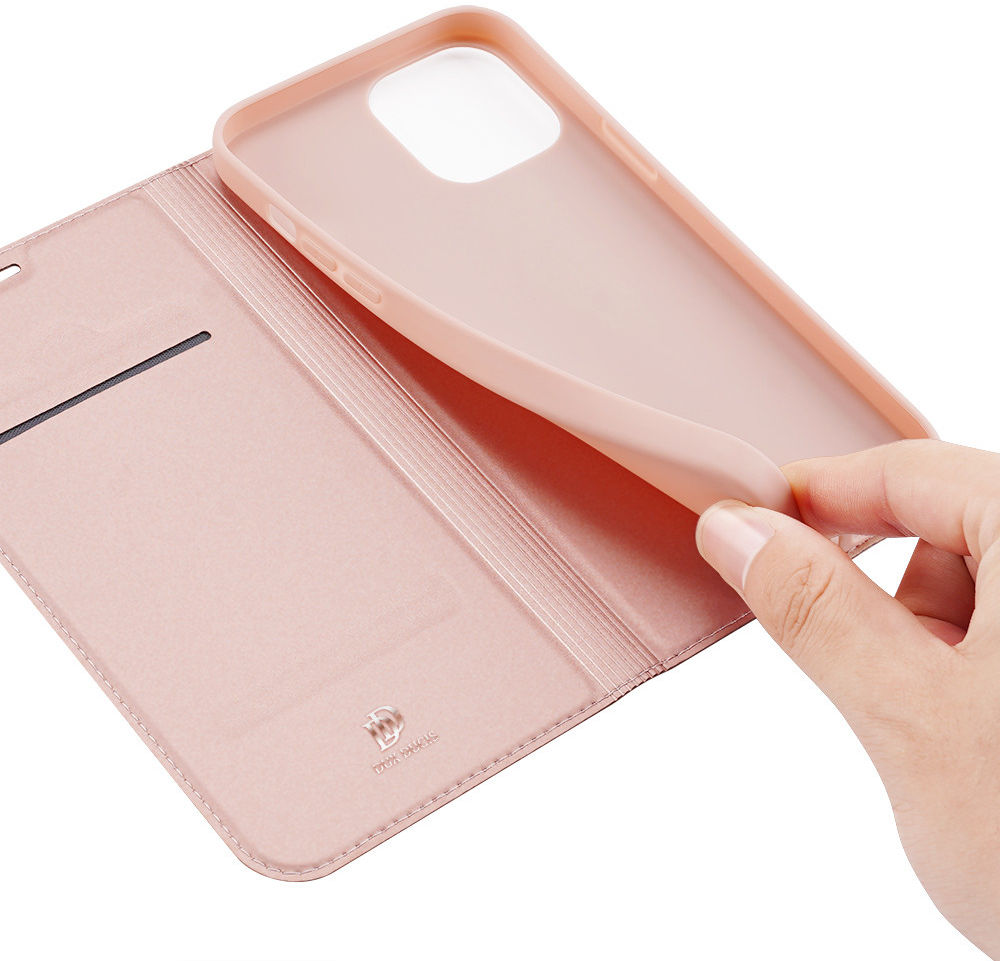 Dux Ducis Skin Pro Series Apple iPhone 12 Pro Max Hoesje Roze afbeelding 9