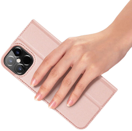 Dux Ducis Skin Pro Series Apple iPhone 12 Pro Max Hoesje Roze afbeelding 8