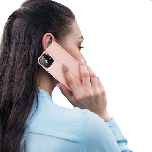 Dux Ducis Skin Pro Series Apple iPhone 12 Pro Max Hoesje Roze afbeelding 10