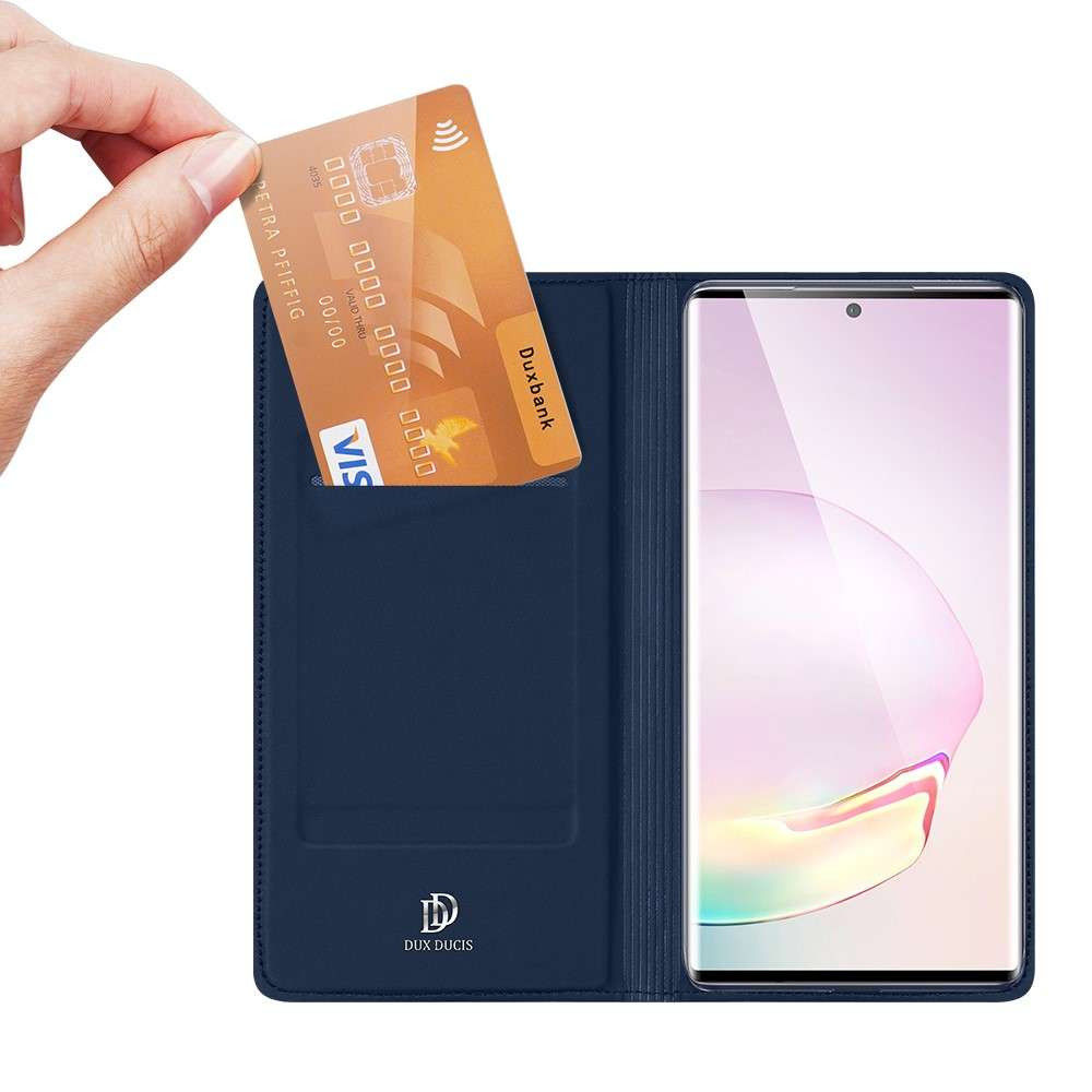 Dux Ducis Skin Pro Series Samsung Galaxy Note 20 Portemonnee Blauw afbeelding 2