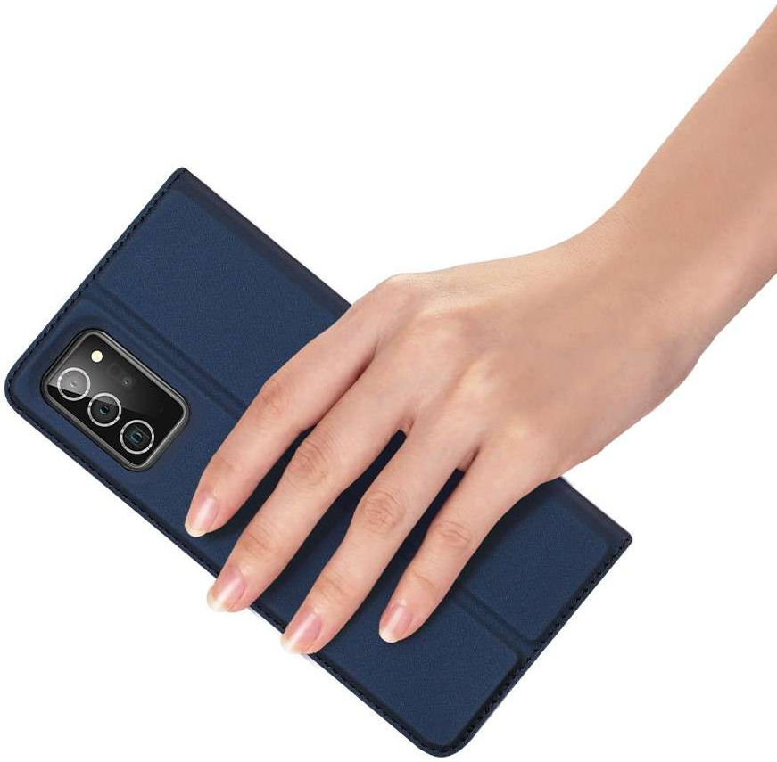 Dux Ducis Skin Pro Series Samsung Galaxy Note 20 Portemonnee Blauw afbeelding 7
