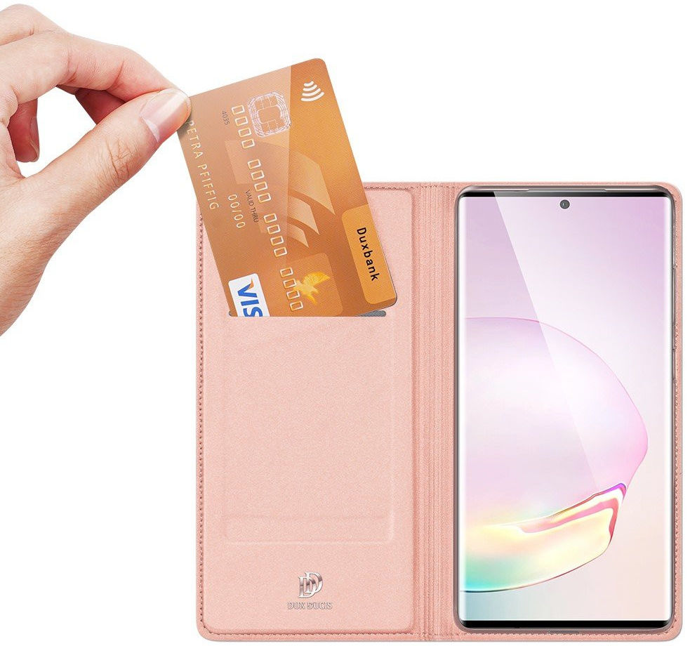 Dux Ducis Skin Pro Series Samsung Galaxy Note 20 Portemonnee Roze afbeelding 5