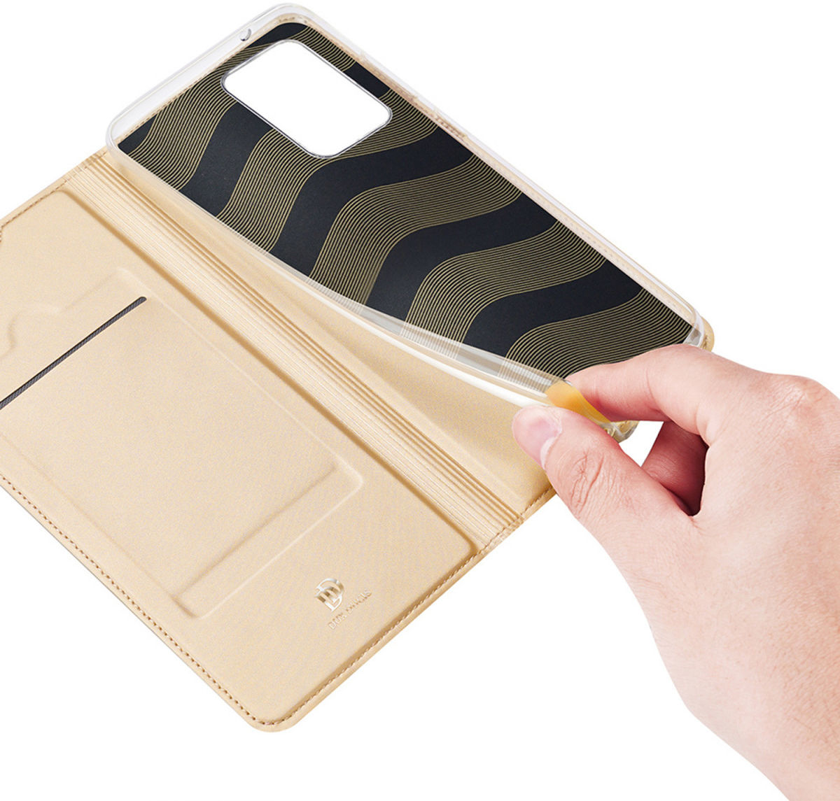 Dux Ducis Skin Pro Series Samsung Galaxy Note 20 Ultra Hoesje Goud afbeelding 4