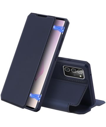 Dux Ducis Skin X Series Samsung Galaxy Note 20 Hoesje Blauw Hoesjes