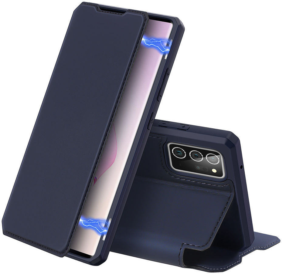 Dux Ducis Skin X Series Samsung Galaxy Note 20 Hoesje Blauw afbeelding 1