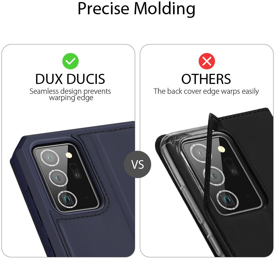 Dux Ducis Skin X Series Samsung Galaxy Note 20 Hoesje Blauw afbeelding 10
