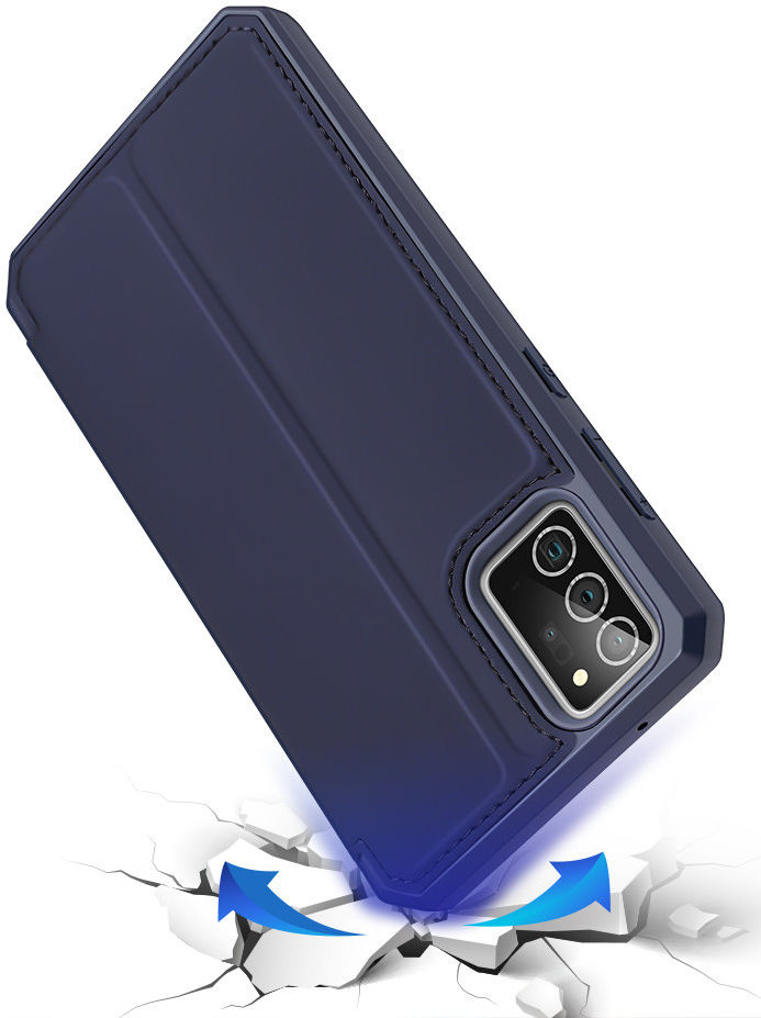 Dux Ducis Skin X Series Samsung Galaxy Note 20 Hoesje Blauw afbeelding 4