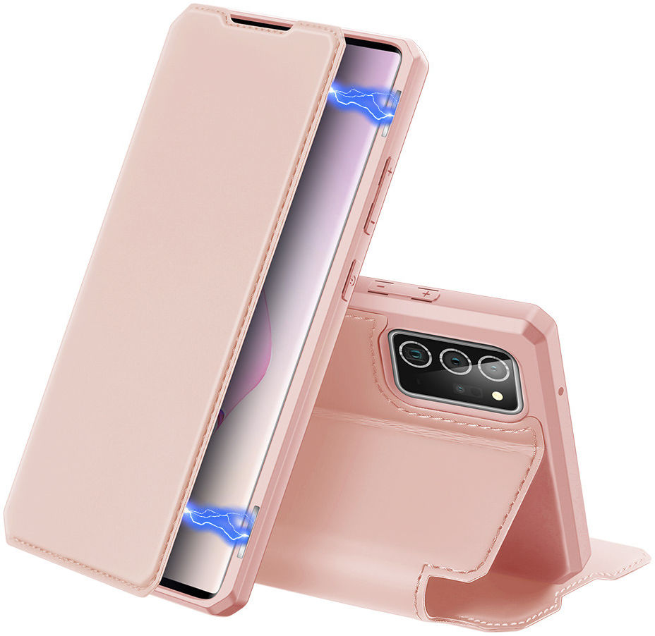 Dux Ducis Skin X Series Samsung Galaxy Note 20 Hoesje Roze afbeelding 1