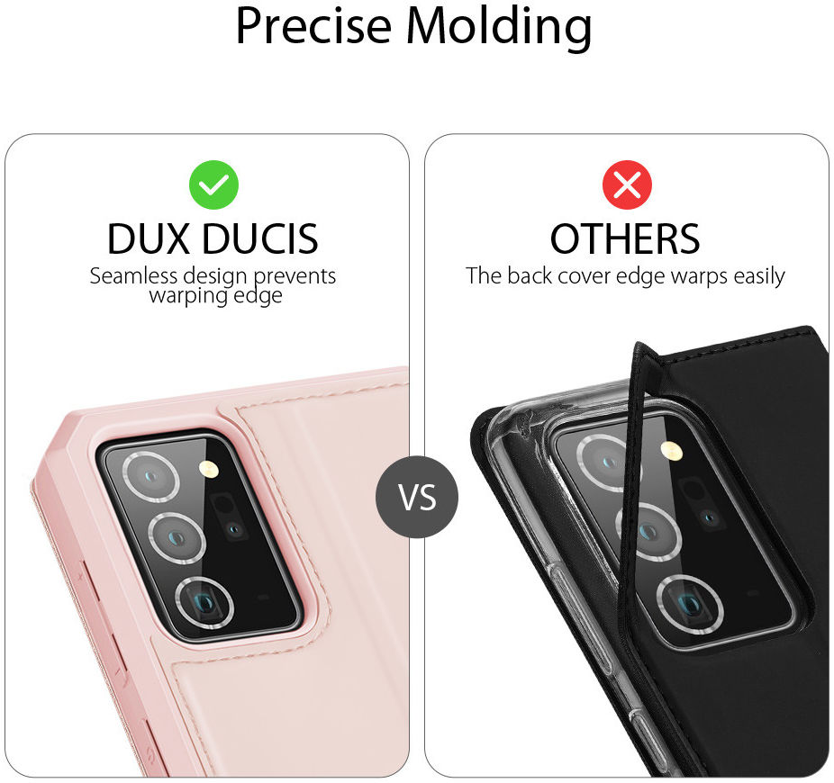 Dux Ducis Skin X Series Samsung Galaxy Note 20 Hoesje Roze afbeelding 10
