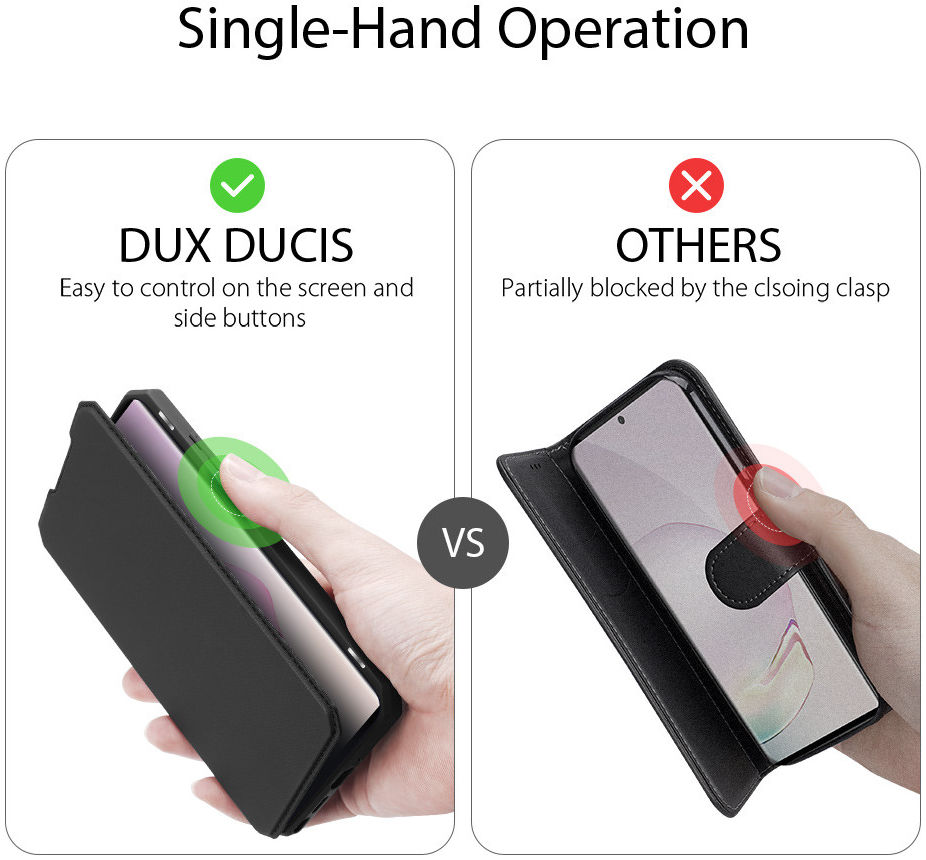 Dux Ducis Skin X Series Samsung Galaxy Note 20 Ultra Hoesje Zwart afbeelding 9