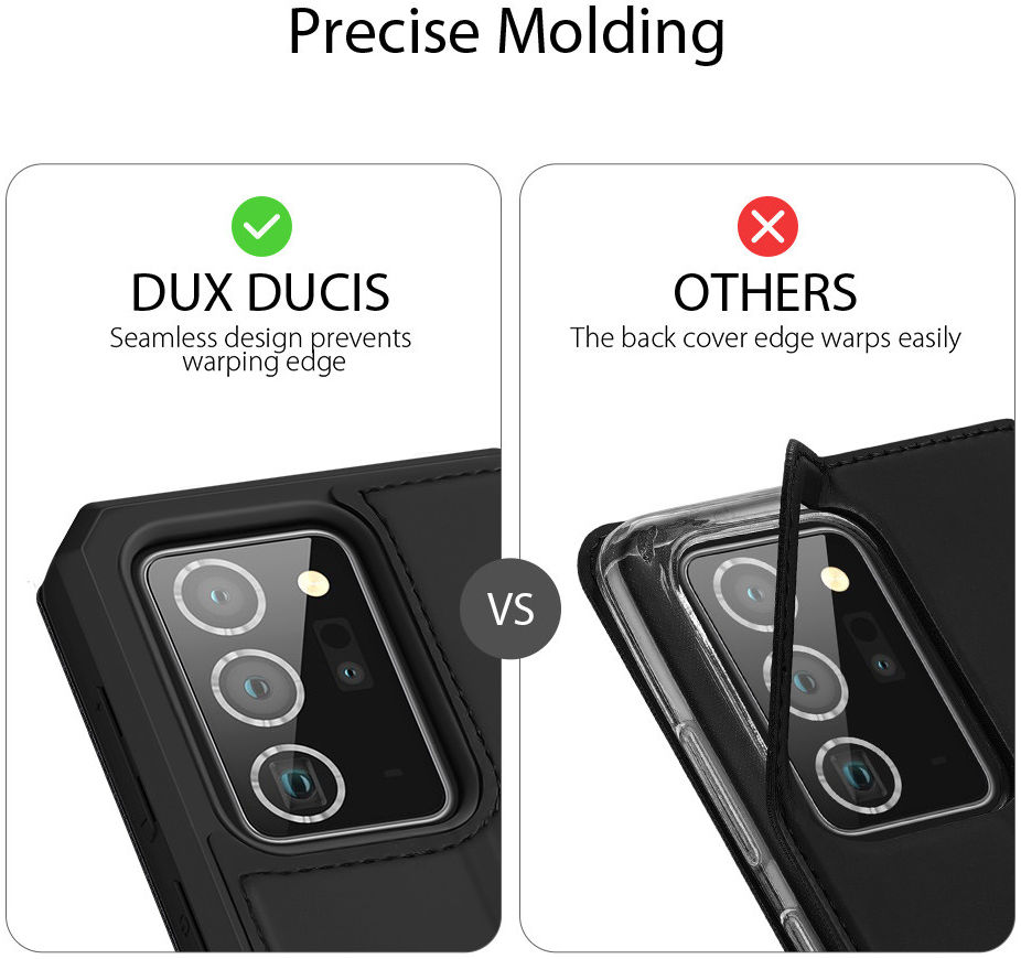 Dux Ducis Skin X Series Samsung Galaxy Note 20 Ultra Hoesje Zwart afbeelding 10
