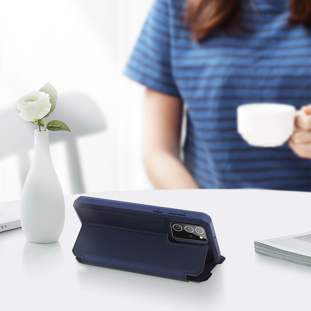 Dux Ducis Skin X Series Samsung Galaxy Note 20 Ultra Hoesje Blauw afbeelding 5