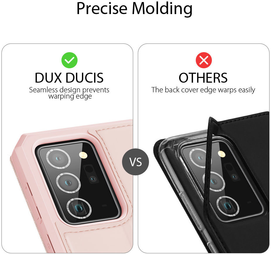 Dux Ducis Skin X Series Samsung Galaxy Note 20 Ultra Hoesje Roze afbeelding 10