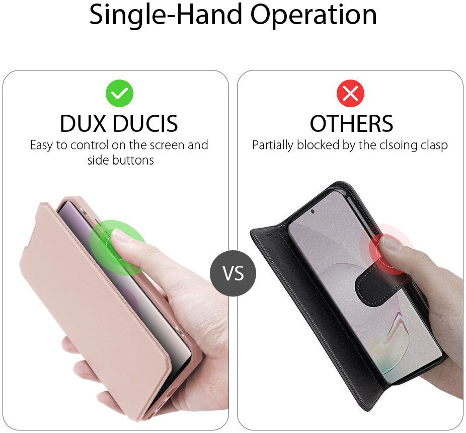 Dux Ducis Skin X Series Samsung Galaxy Note 20 Ultra Hoesje Roze afbeelding 9