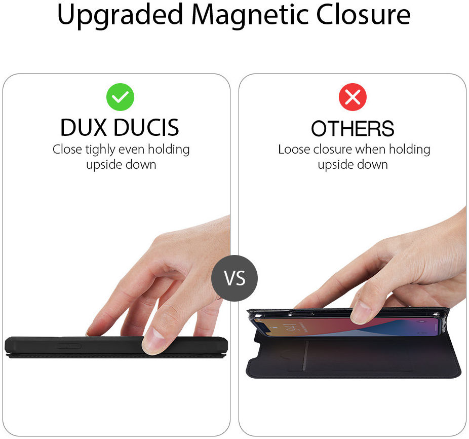 Dux Ducis Skin X Series Apple iPhone 12 Mini Hoesje Zwart afbeelding 11